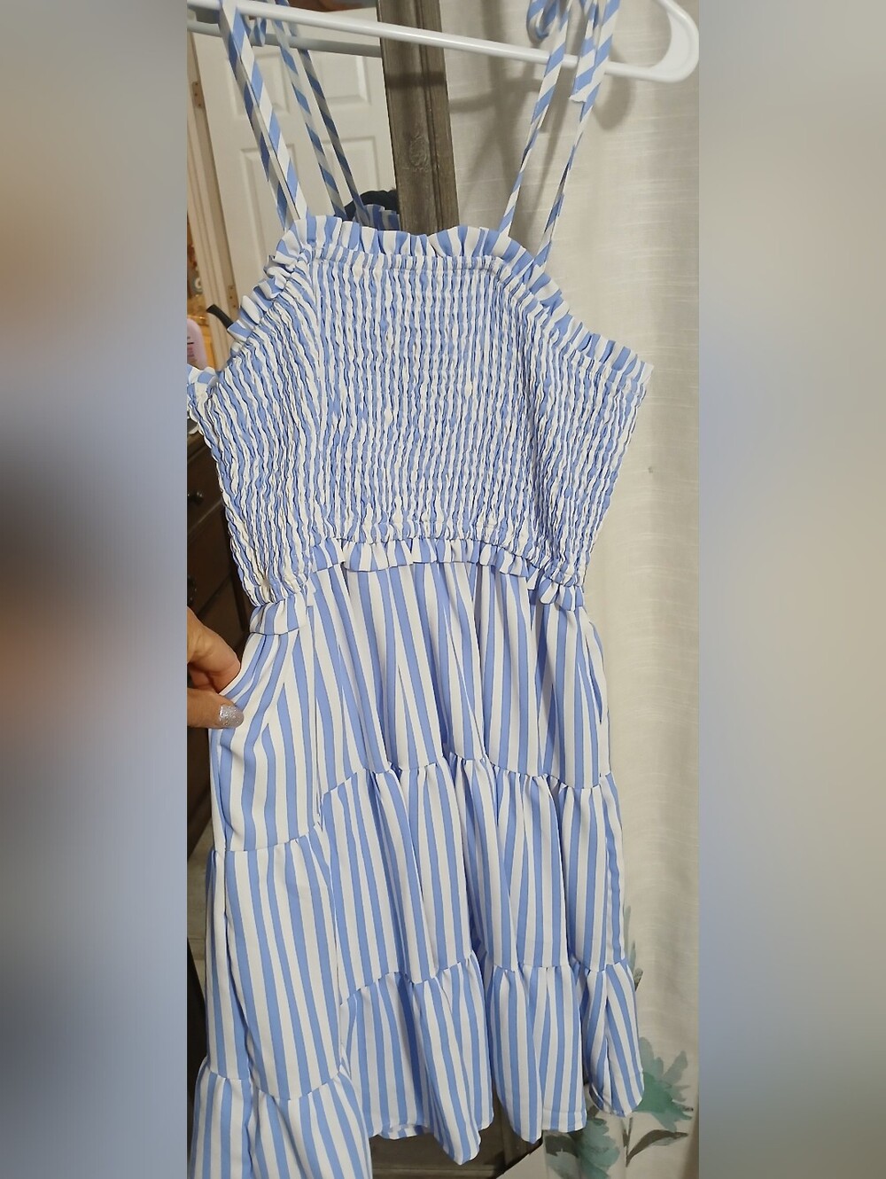 Cute Spaghetti Strap Mini Dress